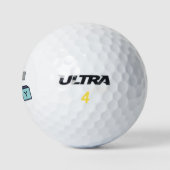 Het is een baby shower. golfballen (Logo)