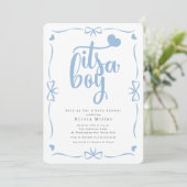 Het is een Baby shower. Kaart (Staand voorkant)