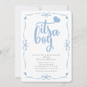 Het is een Baby shower. Kaart (Voorkant)