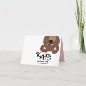 Het is een Baby shower (meisje) (Achterkant)