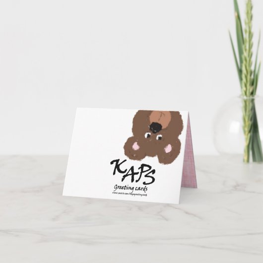 Het is een Baby shower (meisje) (Achterkant)