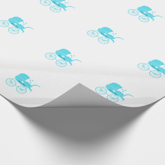 Het is een Baby shower New Baby Gift Wrap Cadeaupapier (Hoek)