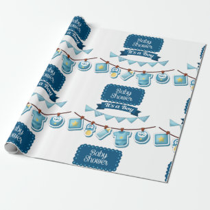 Het is een Baby shower-pakpapier Cadeaupapier