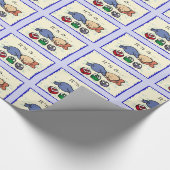 Het is een Baby shower-pakpapier Cadeaupapier (Hoek)