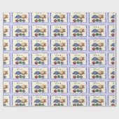 Het is een Baby shower-pakpapier Cadeaupapier (Vlak)