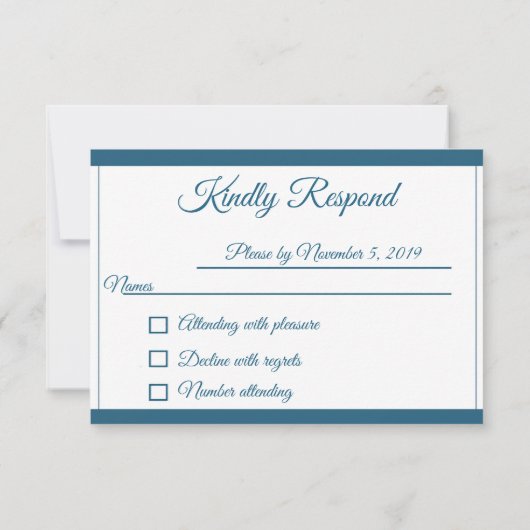 Het is een Baby shower-RSVP-kaart RSVP Kaartje (Achterkant)