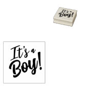 Het is een Baby shower. Rubberstempel