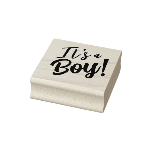 Het is een Baby shower. Rubberstempel
