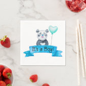 Het is een Baby shower. Servet (Insitu)