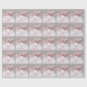 Het is een baby shower snoep--speld. cadeaupapier (Vlak)