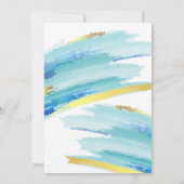 Het is een Baby shower-uitnodiging. Kaart (Achterkant)