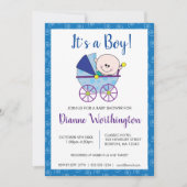 Het is een Baby shower-uitnodiging. Kaart (Voorkant)