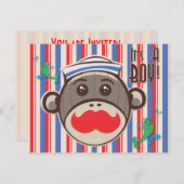 Het is een Baby shower-uitnodiging Kaart (Voorkant / Achterkant)