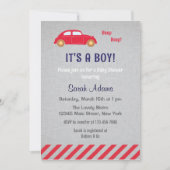 Het is een Baby shower-uitnodiging voor een jongen Kaart (Voorkant)