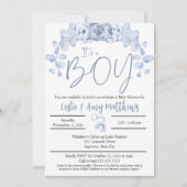 Het is een Baby shower-uitnodiging voor een jongen Kaart (Voorkant)