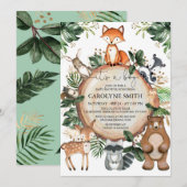 Het is een Baby shower-uitnodiging voor een jongen Kaart (Voorkant / Achterkant)