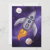 Het is een baby shower-uitnodiging voor een zakrui kaart (Achterkant)