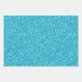 Het is een Baby shower van Boy Blue Inpakpapier Vel (Voorkant 2)