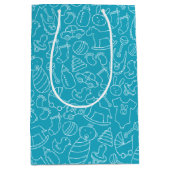 Het is een Baby shower van Boy Blue Medium Cadeauzakje (Voorkant)