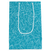 Het is een Baby shower van Boy Blue Medium Cadeauzakje (Achterkant)