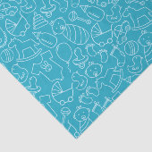 Het is een Baby shower van Boy Blue Tissuepapier (Detail)