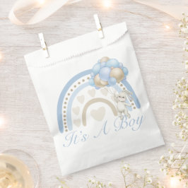 Het is een Baby shower van de Jongen Blue Pastel R Bedankzakje