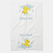 Het is een Baby shower van de Jongen Bubble Theedoek (Verticaal)