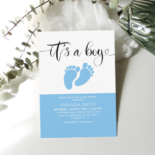 Het is een Baby shower van de Jongen Kaart