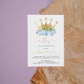 Het is een baby shower van de Jongen. Save The Date