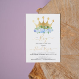 Het is een baby shower van de Jongen. Save The Date