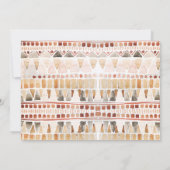 Het is een baby shower van de jongensstam oerwoud  kaart (Achterkant)