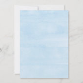 Het is een Baby shower van de Koe van de Jongen Bl Kaart (Achterkant)