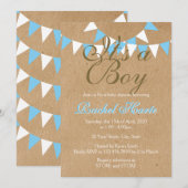 Het is een Baby shower van de nieuwe baby die Rust Kaart (Voorkant / Achterkant)