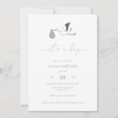 Het is een Baby shower van de padvinder. Kaart (Voorkant)