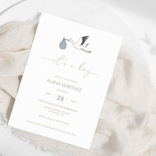 Het is een Baby shower van de padvinder. Kaart