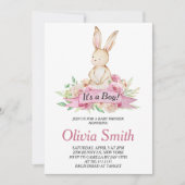 Het is een Baby shower van de Waterverf van de Jon Kaart (Voorkant)