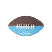 Het is een Baby shower van een Jongen Blauwe Jonge American Football (Voorkant)