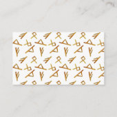 Het is een Baby shower van een jongen Vikings Part Informatiekaartje (Achterkant)