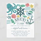 Het is een Baby shower van een jongen Zee. (Voorkant)