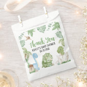 Het is een Baby shower van een jongensdinosaurus Bedankzakje (Geknipt)