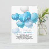 Het is een Baby shower van een paddenstoel Kaart (Staand voorkant)