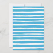 Het is een Baby shower van een paddenstoel Kaart (Achterkant)