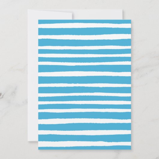 Het is een Baby shower van een paddenstoel Kaart (Achterkant)