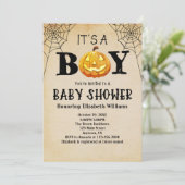 Het is een Baby shower van een padvinder Jackolant Kaart (Staand voorkant)