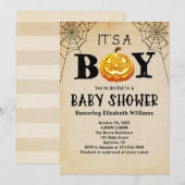 Het is een Baby shower van een padvinder Jackolant Kaart (Voorkant / Achterkant)