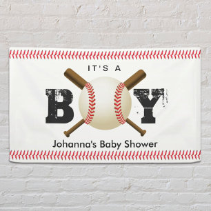 Het is een Baby shower van het Sportsport van het Spandoek