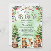 Het is een Baby shower van padlanddieren Kaart (Voorkant)