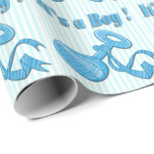 Het is een Baby shower van Rattle Wrapping Paper Cadeaupapier (Rol Hoek)