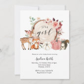 het is een baby shower voor damesbossen . kaart (Voorkant)