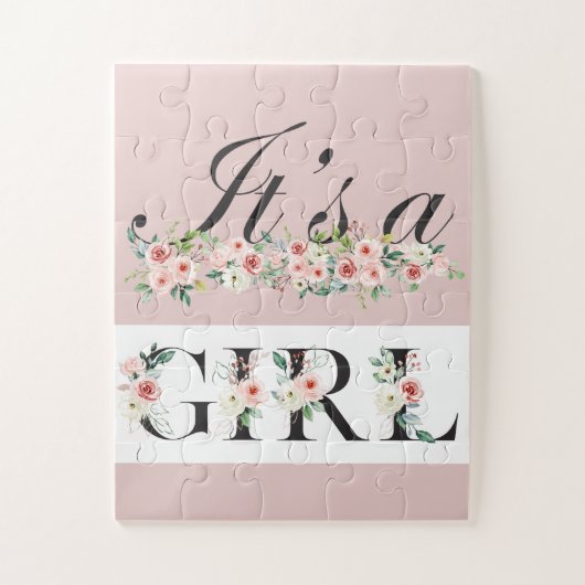 Het is een Baby shower voor de bekendmaking van me Legpuzzel (Verticaal)